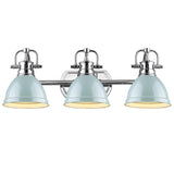 Golden Lighting Duncan 3-light Bath Vanity in Chrome