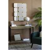 Golden Metal Framed Decorative Rectangle Mirror