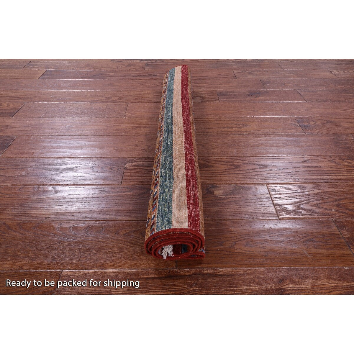 Golden Nile Khorjin Persian Gabbeh Hand Knotted Wool Rug - 2' 11" X 4' 4"