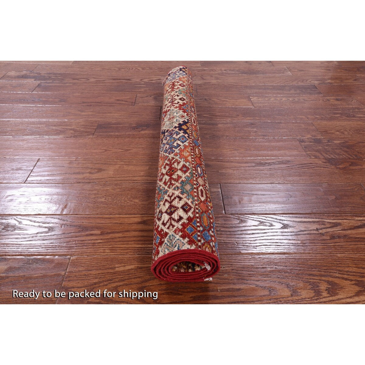 Golden Nile Khorjin Persian Gabbeh Hand Knotted Wool Rug - 3' 2" X 4' 9"