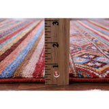 Golden Nile Khorjin Persian Gabbeh Hand Knotted Wool Rug - 3' 5" X 5' 4"
