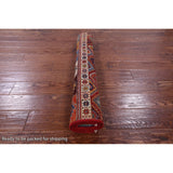 Golden Nile Khorjin Persian Gabbeh Handmade Wool Rug - 3' 3" X 4' 11"