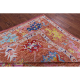 Golden Nile Turkish Oushak Hand Knotted Wool Rug - 9' 1" X 12' 1"