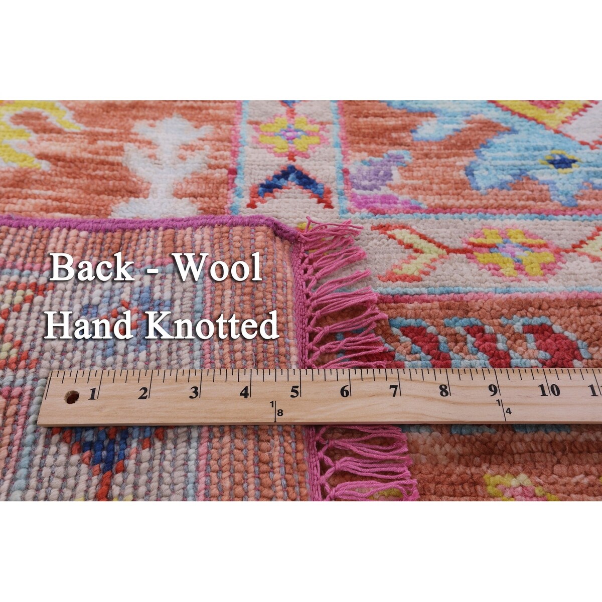 Golden Nile Turkish Oushak Hand Knotted Wool Rug - 9' 1" X 12' 1"