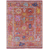 Golden Nile Turkish Oushak Hand Knotted Wool Rug - 9' 1" X 12' 1"