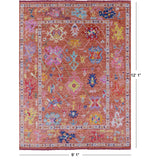 Golden Nile Turkish Oushak Hand Knotted Wool Rug - 9' 1" X 12' 1"