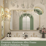 Golden Wall Mirror Hanging Vanity Mirror