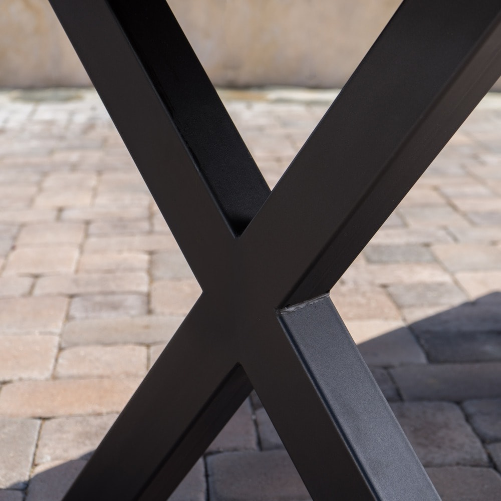 Goleta Outdoor Rectangle Light-weight Concrete Dining Table by Christopher Knight Home