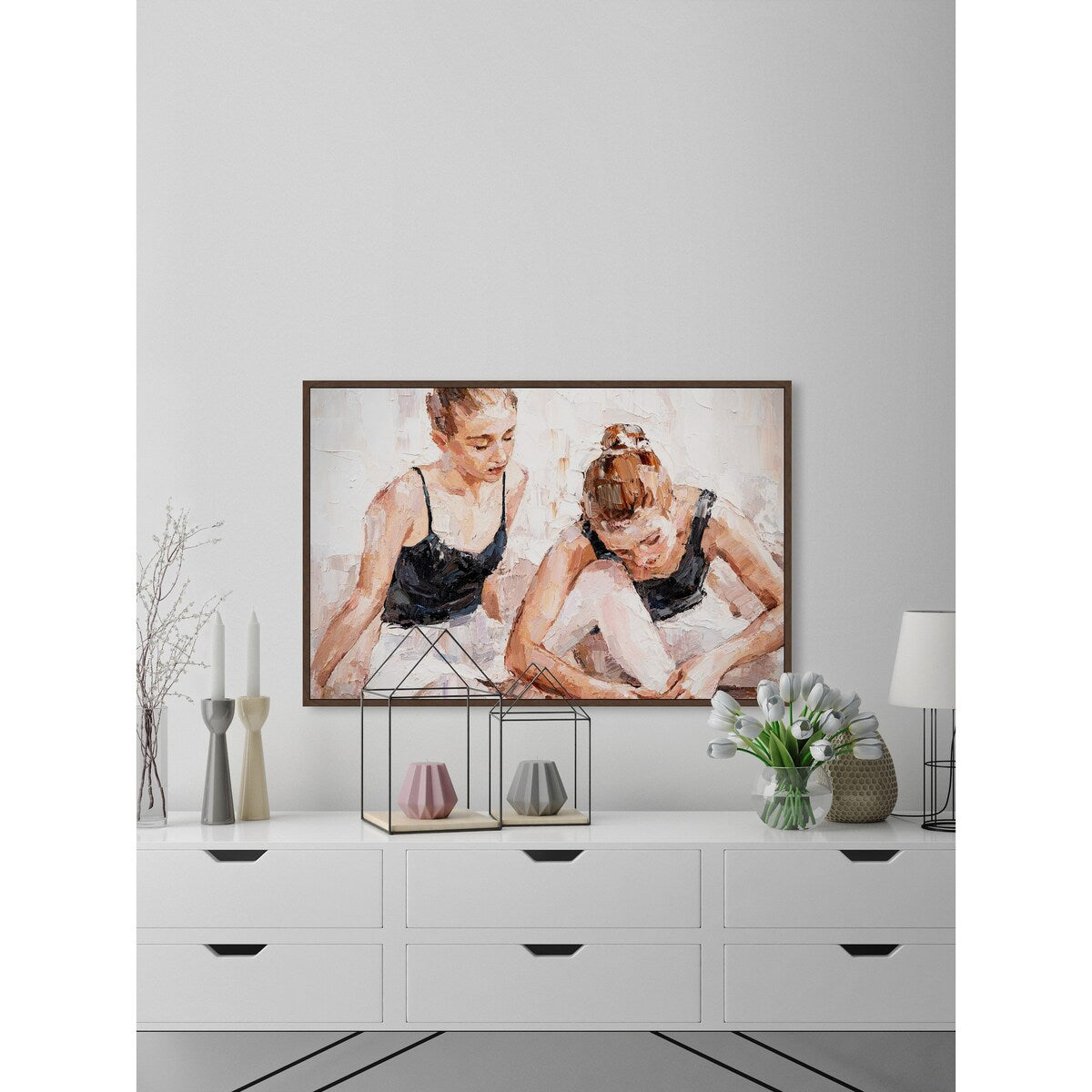 Good Job Floater Framed Print on Canvas