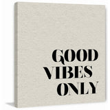 'Good Vibes Only V' Painting Print on Wrapped Canvas - Multi-Color