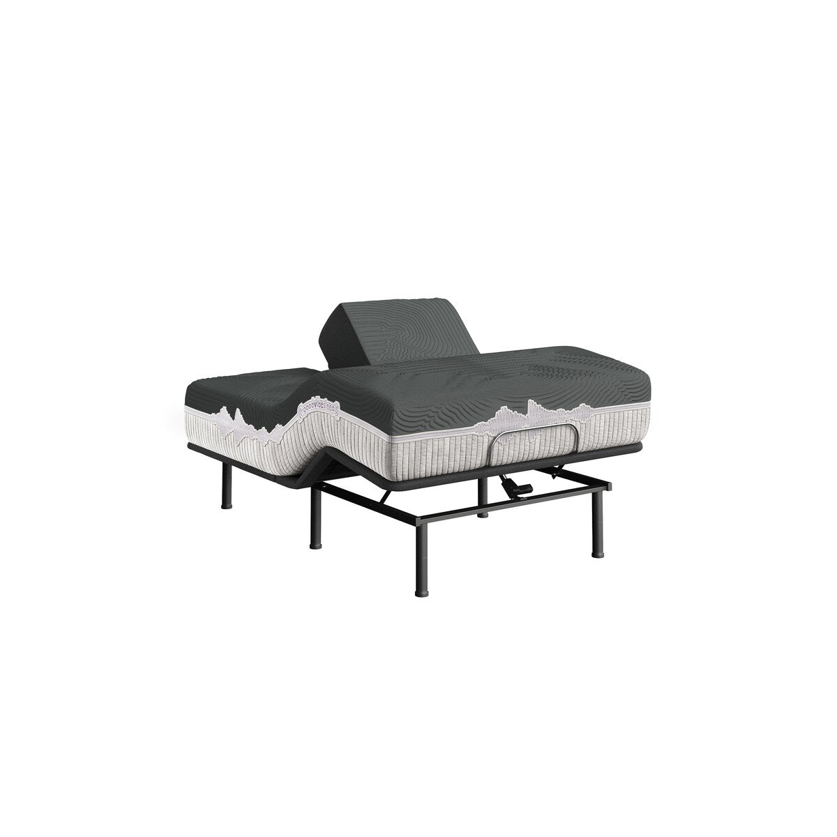 GoodVibeSleep Soothe Flex Top Mattress and Adjustable Base Comfort Ensemble