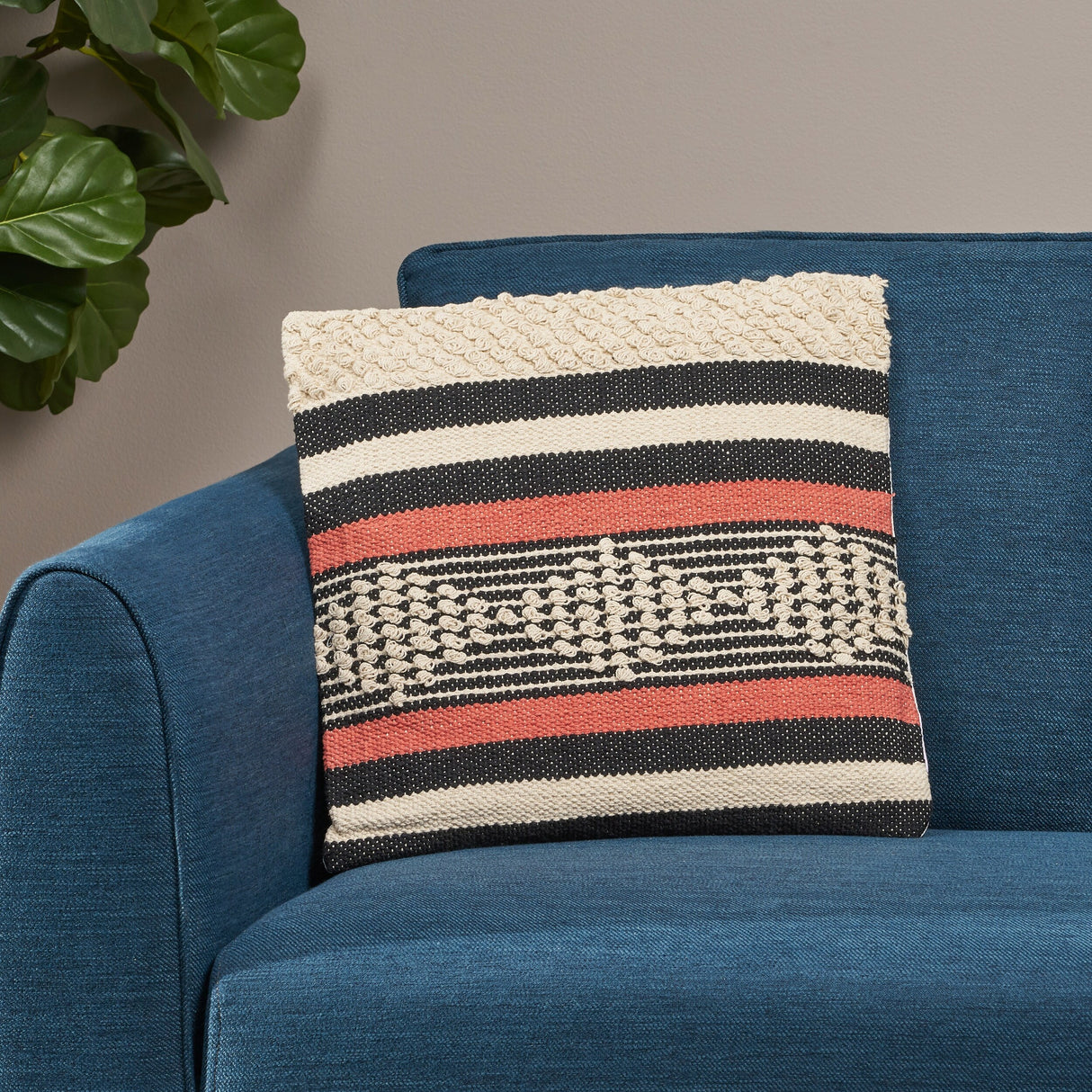 Gathwright Modern Handcrafted Fabric Sloth Throw Pillow by Christopher Knight Home