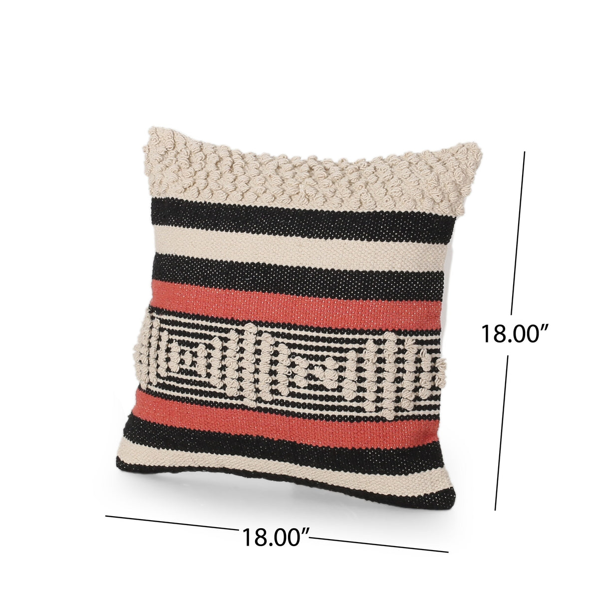 Goodhue Boho Handcrafted Fabric Pillow Cover by Christopher Knight Home