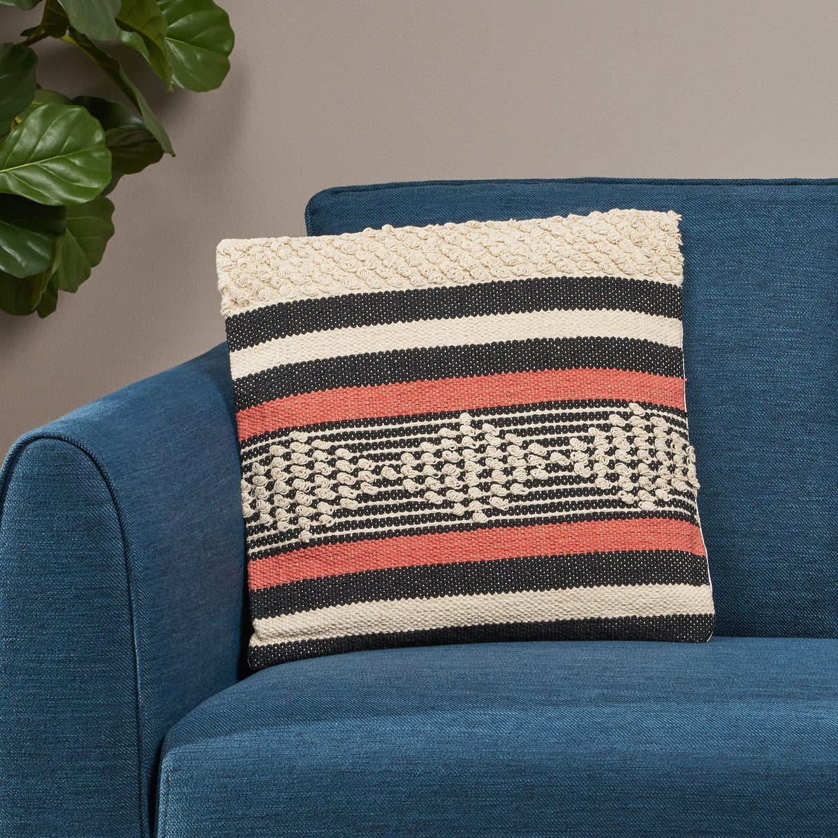 Goodhue Boho Handcrafted Fabric Pillow Cover by Christopher Knight Home