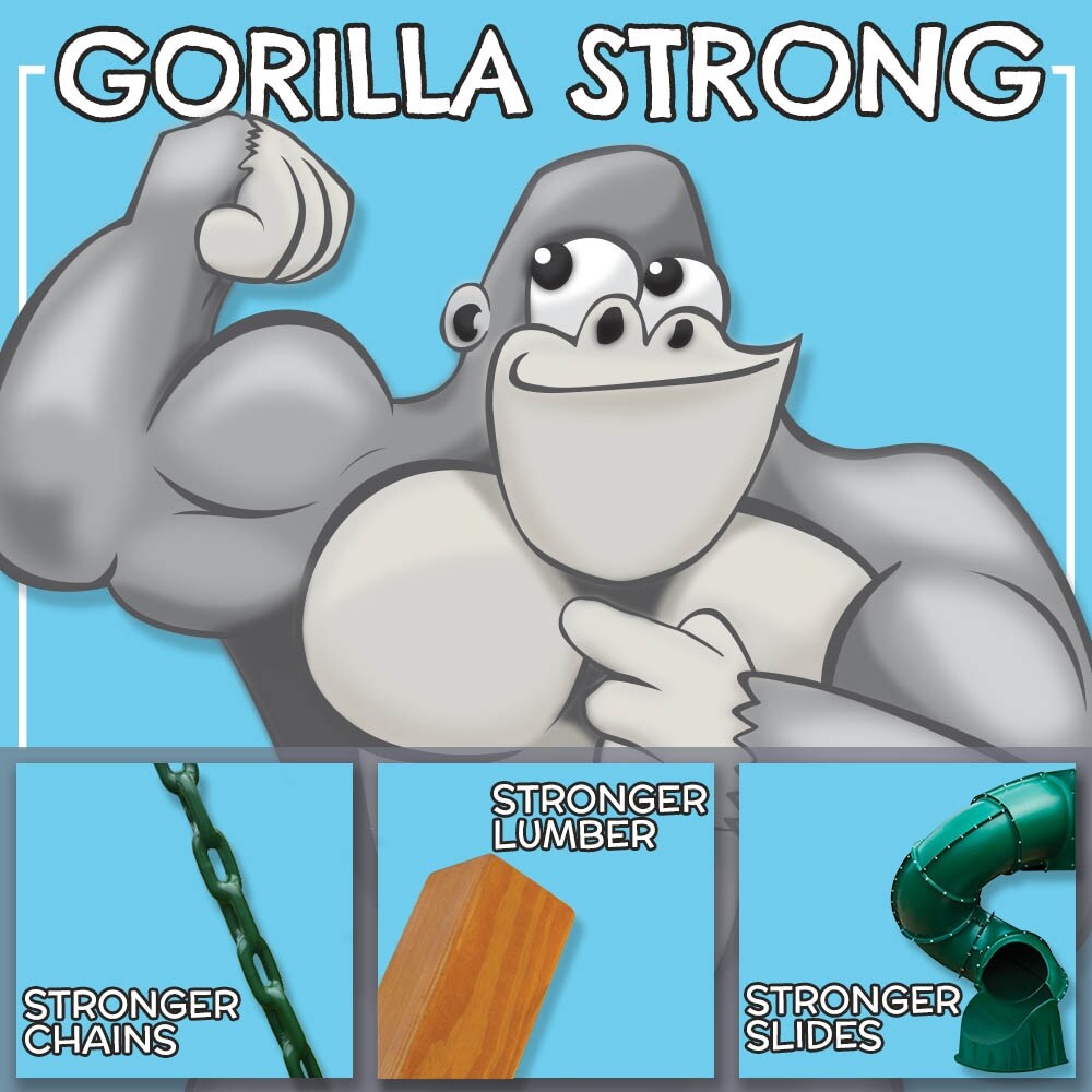 Gorilla Playsets Chill 'N Swing with Nylon Rope