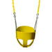 Gorilla Playsets Full Bucket Toddler Swing with Coated Chains