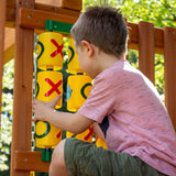 Gorilla Playsets Great Skye I Wooden Play Set with 2 Slides and Multiple Play Decks