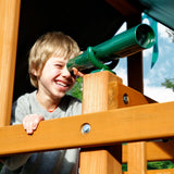 Gorilla Playsets High Point II Wooden Swing Set with Punching Ball