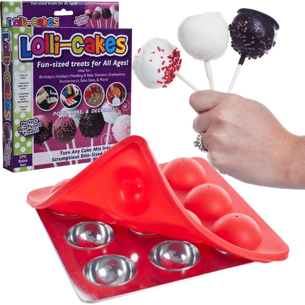 Gourmet Trends 18 Lolli-Cakes Bake (Set of 2)