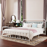 Goutwel Metal Bed Frame Victorian Vintage Style Headboard and Footboard