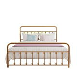 Goutwel Metal Bed Frame Victorian Vintage Style Headboard and Footboard