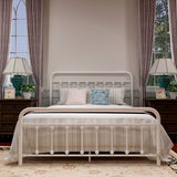 Goutwel Metal Bed Frame Victorian Vintage Style Headboard and Footboard