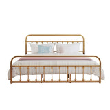Goutwel Metal Bed Frame Victorian Vintage Style Headboard and Footboard