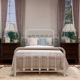 Goutwel Metal Bed Frame Victorian Vintage Style Headboard and Footboard