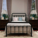 Goutwel Metal Bed Frame Victorian Vintage Style Headboard and Footboard