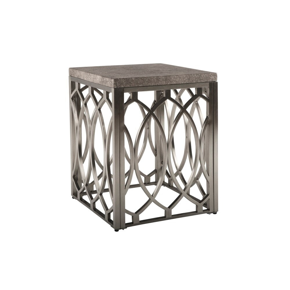 Grace Gold Base Chairside Table