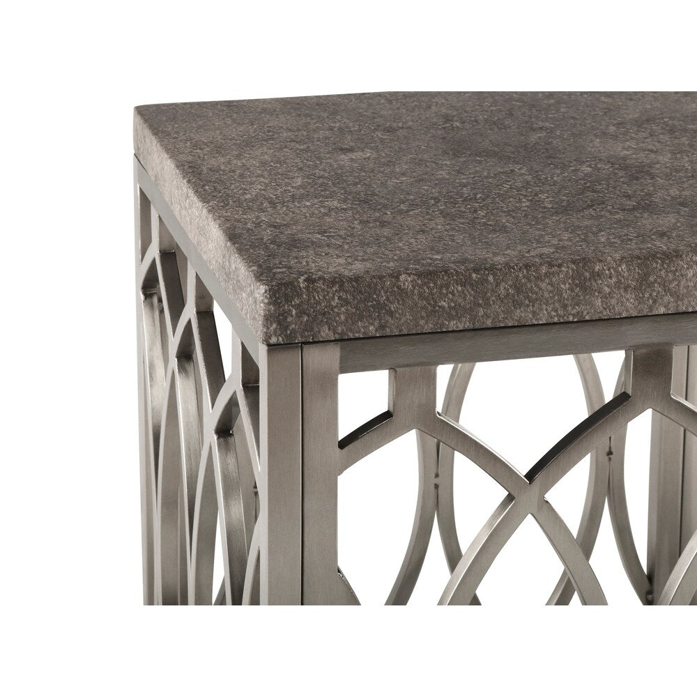 Grace Gold Base Chairside Table