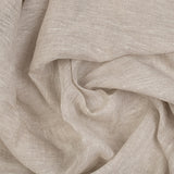 Grace Pure 100% Linen Sheer Rod Pocket with Back Tabs Curtain Panel