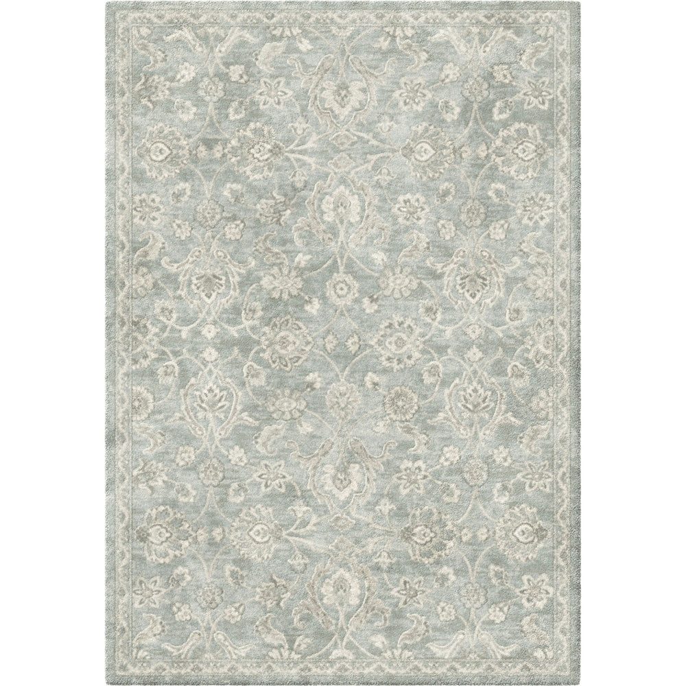Graceful Traditional Floral Area Rug - 6'6" x 9'6"