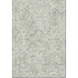 Graceful Traditional Floral Area Rug - 6'6" x 9'6"