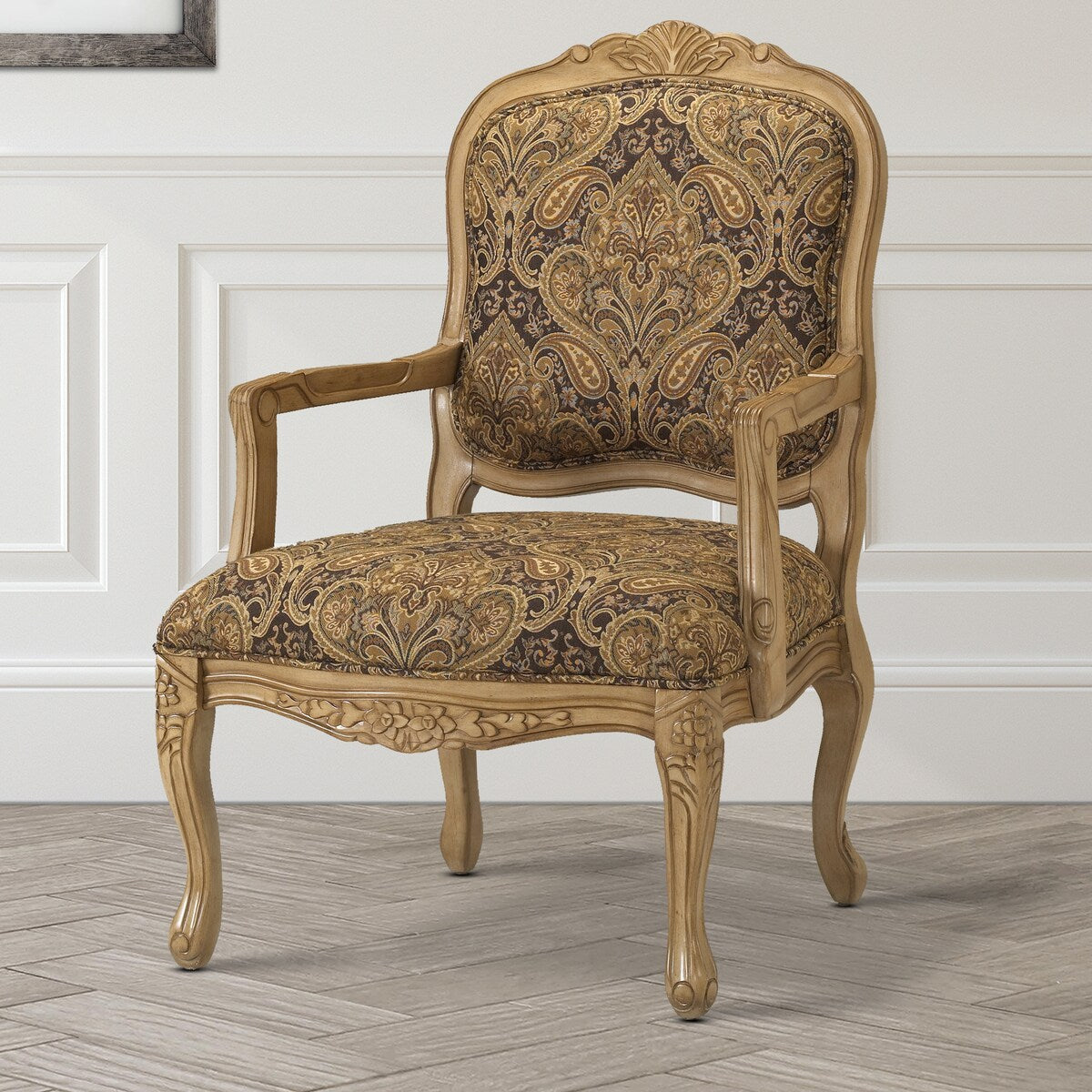 Gracewood Hollow Auxier French Provincial Accent Chair