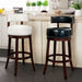 Rogers Transitional Faux Leather Swivel Barstool (Set of 2) by Copper Grove