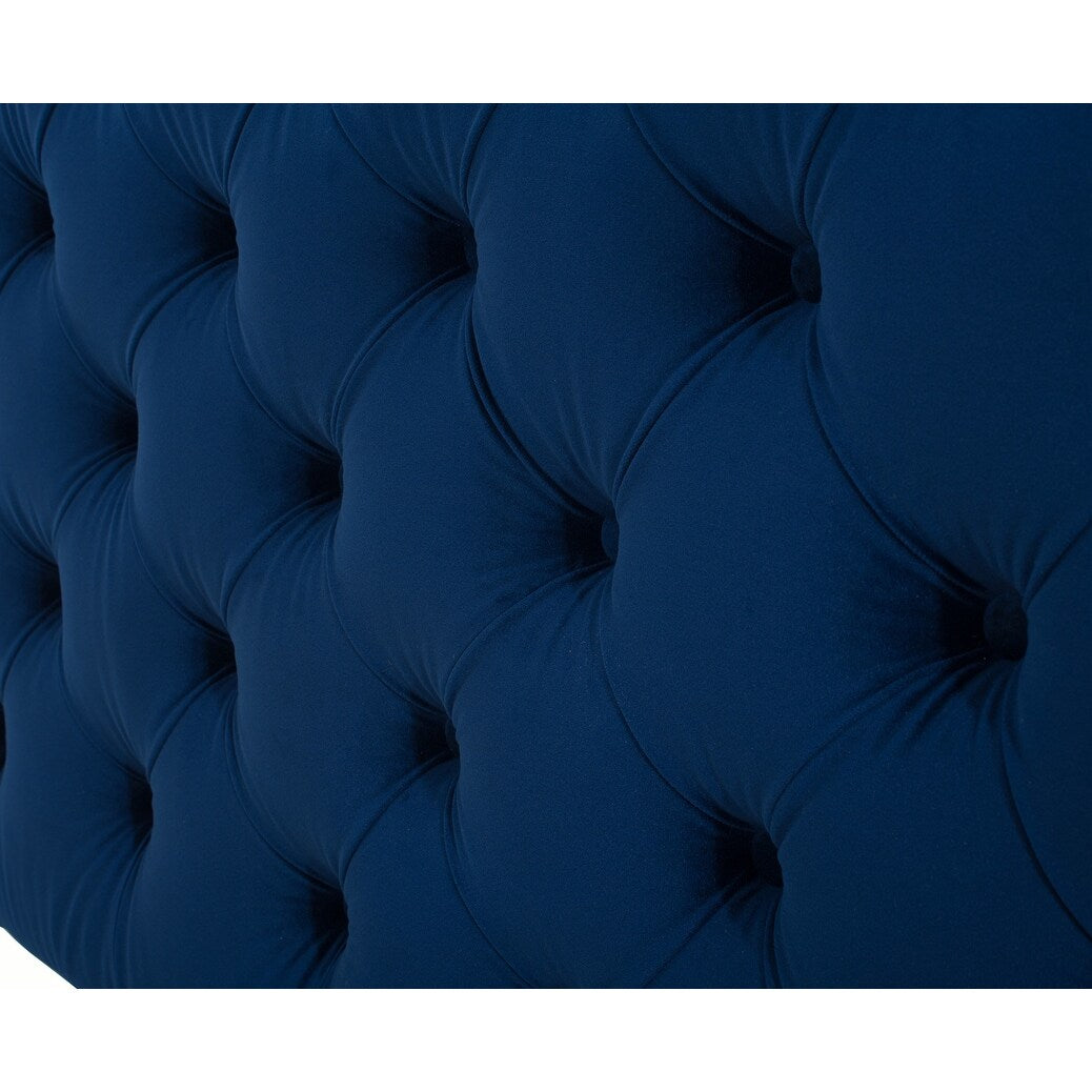 Gracewood Hollow Follett Tufted Wingback Upholstered Bed