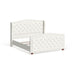 Gracewood Hollow Follett Tufted Wingback Upholstered Bed