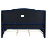 Gracewood Hollow Follett Tufted Wingback Upholstered Bed