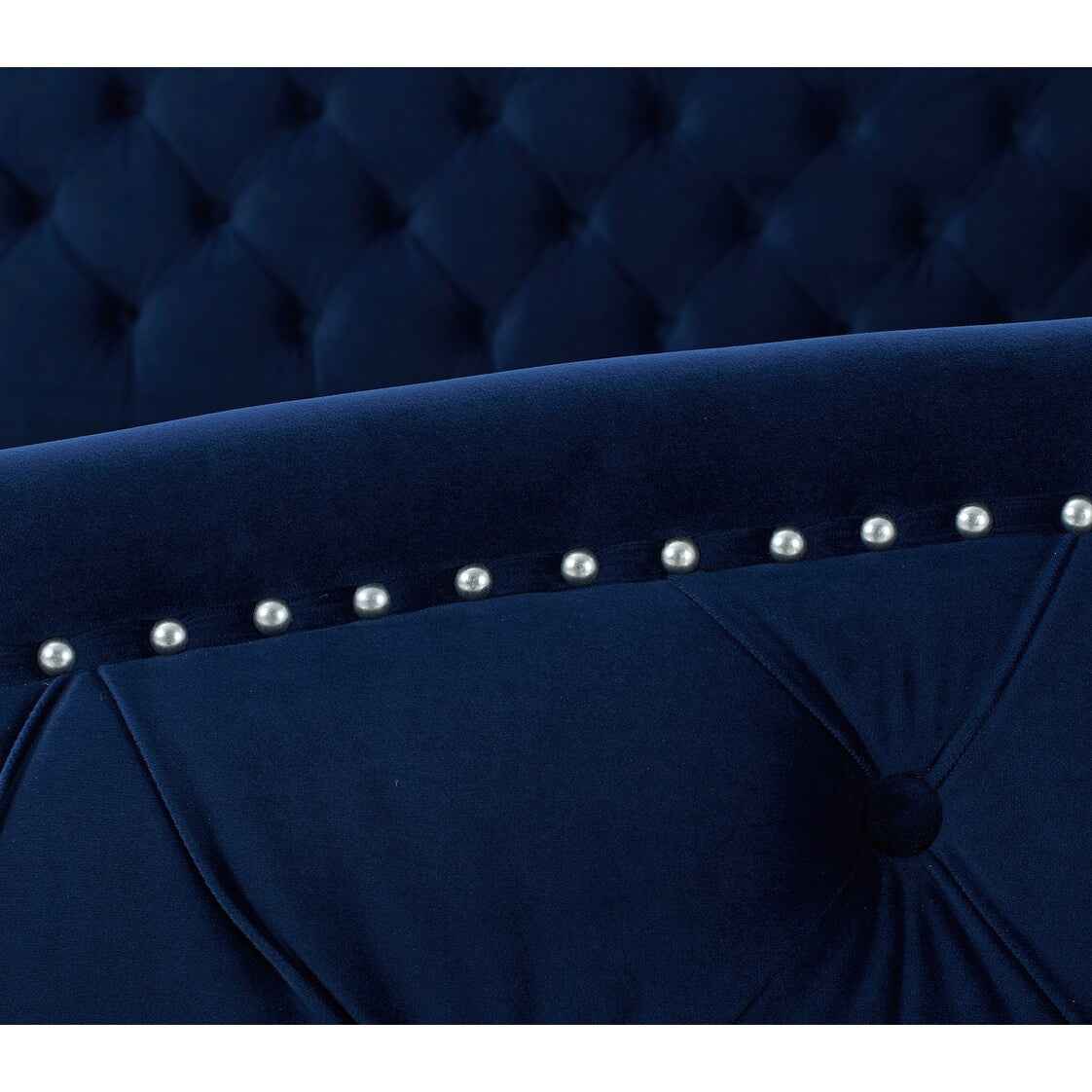 Gracewood Hollow Follett Tufted Wingback Upholstered Bed