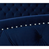 Gracewood Hollow Follett Tufted Wingback Upholstered Bed