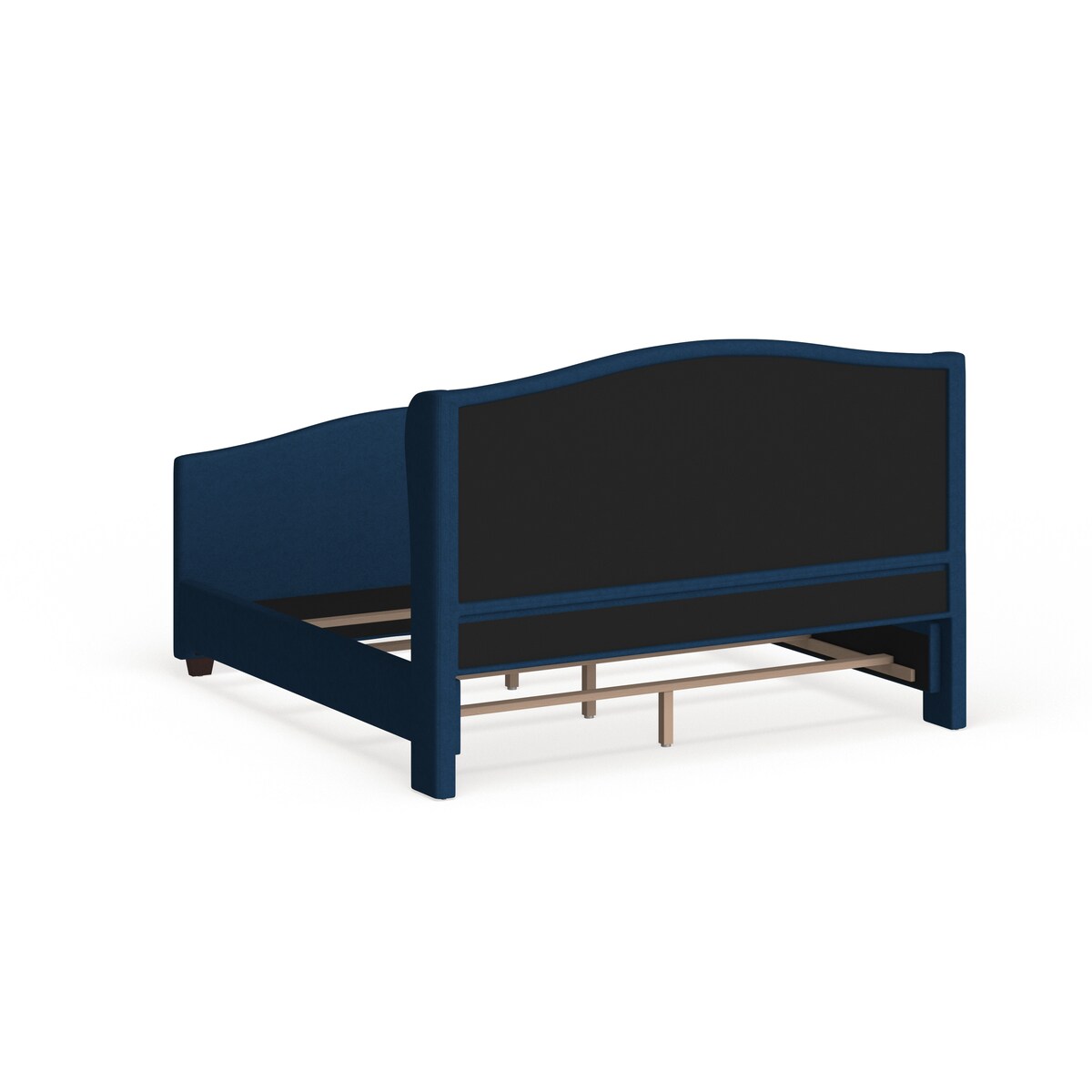 Gracewood Hollow Follett Tufted Wingback Upholstered Bed