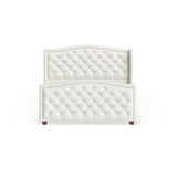 Gracewood Hollow Follett Tufted Wingback Upholstered Bed