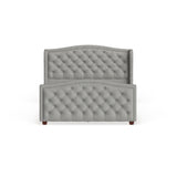 Gracewood Hollow Follett Tufted Wingback Upholstered Bed