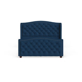 Gracewood Hollow Follett Tufted Wingback Upholstered Bed