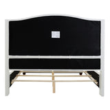 Gracewood Hollow Follett Tufted Wingback Upholstered Bed