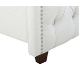 Gracewood Hollow Follett Tufted Wingback Upholstered Bed
