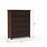 Carbon Loft Plumas Panel 5PC Bedroom Set