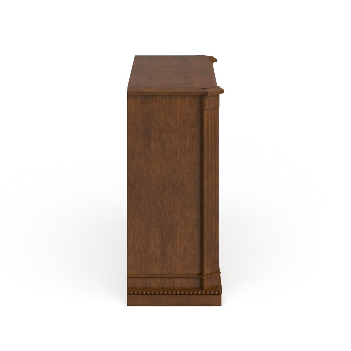 Gracewood Hollow Jack Brown Electric Fireplace Media Stand