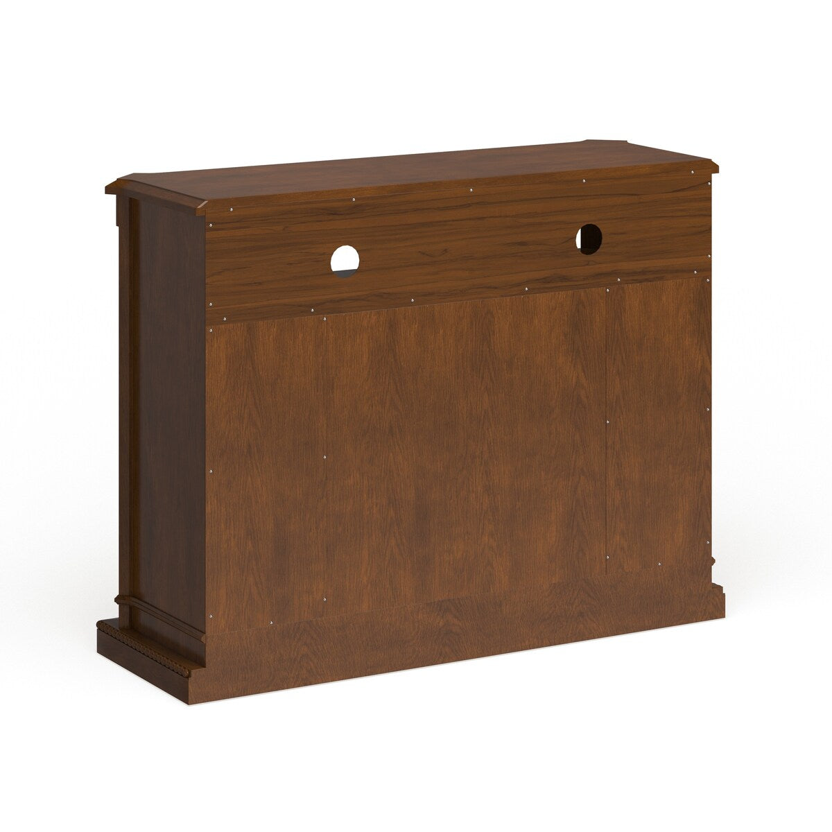 Gracewood Hollow Jack Brown Electric Fireplace Media Stand